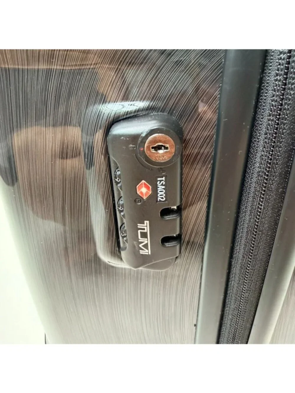 TUMI 19 Degree Compact Brief Rolling Carry-On Spinner Luggage Black/Gray